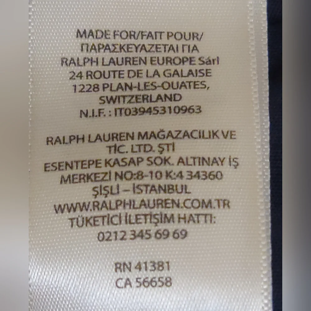 Ralph Lauren Men's Blue Geometric Polo Shirt Size XL